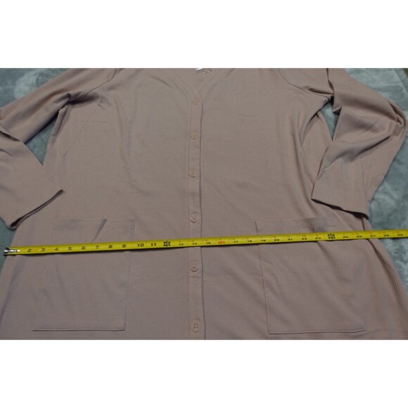 Me by Jennie Garth Magnolia Shadow 3X Regular Mrytel Maxi Cardigan NWOT - Picture 7 of 9